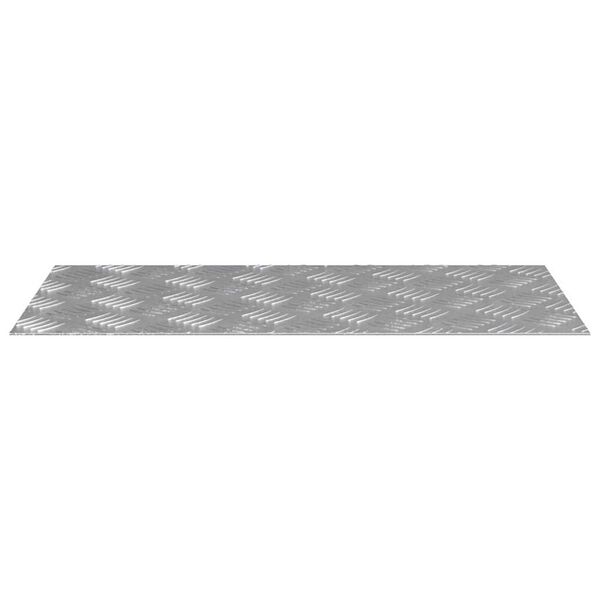 vidaXL Treppe Tritt Rechtwinklig 2 pcs Silber 60 x 30 cm Aluminium