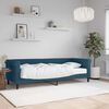 vidaXL Tagesbett mit Matratze Blau 80x200 cm Samt