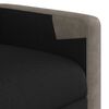 vidaXL Relaxsessel mit Aufstehhilfe Schwarz Stoff