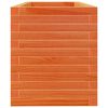 vidaXL Pflanzkübel Wachsbraun 110x40x45,5 cm Massivholz Kiefer