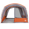 vidaXL Autozelt 4 Personen Grau und Orange Wasserfest
