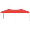 vidaXL Partyzelt Faltbar Rot 3x6 m