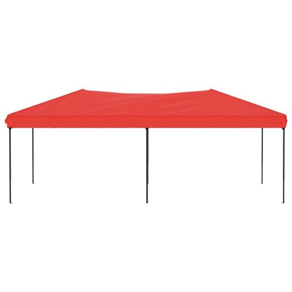 vidaXL Partyzelt Faltbar Rot 3x6 m