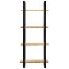 vidaXL B&uuml;cherregal 4 B&ouml;den 80x40x180 cm Raues Mangoholz