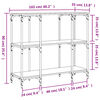 vidaXL Konsolentisch R&auml;uchereiche 102x35x90 cm Holzwerkstoff