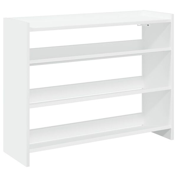 vidaXL Schuhregal Wei&szlig; 80x25x62 cm Holzwerkstoff