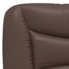 vidaXL Bettgestell ohne Matratze "Hvar" Braun 100x200 cm Kunstleder