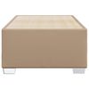 vidaXL Bettgestell Cappuccino-Braun 80x200 cm Kunstleder
