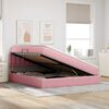 vidaXL Aufbewahrungsbett mit Matratze Rosa 180 x 200 cm Samt