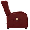 vidaXL Massagesessel Weinrot Stoff