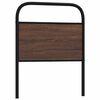 vidaXL Kopfteil Braun Eichen-Optik 80 cm Stahl und Holzwerkstoff