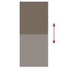 Verdunkelungsrollo 80 x 230 cm coffee