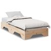 vidaXL Massivholzbett ohne Matratze Stapelbar 75x190 cm
