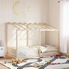 vidaXL Kinderbett mit Dach 90x200 cm Massivholz Kiefer
