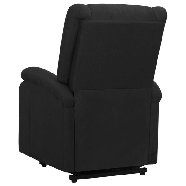 vidaXL Aufstehsessel Schwarz Stoff