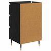 vidaXL Sideboard Schwarz Eichen-Optik 35 x 40 x 70 cm Holzwerkstoff