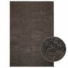 vidaXL Teppich ZIZUR Anthrazit 140x200cm Jute-Optik Indoor und Outdoor