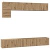vidaXL TV-Schrankset 5 pcs Artisan-Eiche Holzwerkstoff