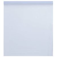 vidaXL Fensterfolie Statisch Matt Transparent Weiß 90x500 cm PVC