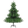 vidaXL K&uuml;nstlicher Weihnachtsbaum Nordmann LED & Kugeln Gr&uuml;n 150 cm