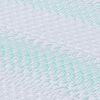 vidaXL Matratzenauflage Wei&szlig; und Gr&uuml;n 70 x 200 cm Jacquard Stoff
