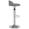 vidaXL Barhocker Grau Kunstleder