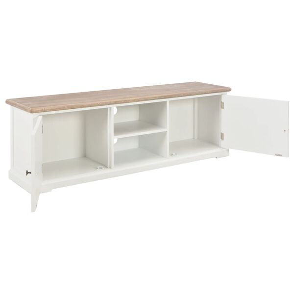 vidaXL TV-Schrank Wei&szlig; 120x30x40 cm Holz