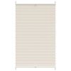 Plissee Faltrollo Rollo Plisseerollo 80x125cm Creme