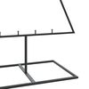 vidaXL Metall-Weihnachtsbaum f&uuml;r Dekorationen Schwarz 150 cm