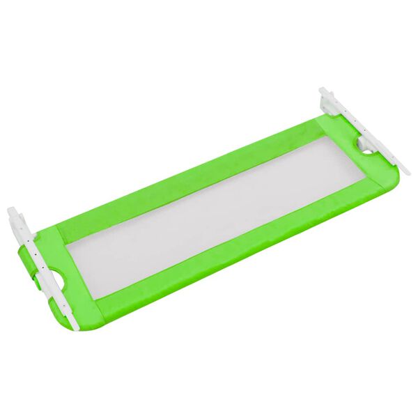 vidaXL Kleinkind-Bettschutzgitter Grün 120x42 cm Polyester