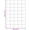 vidaXL Sommerdecke Gepolstert Hellgrau 140 x 200 cm Mikrofaser