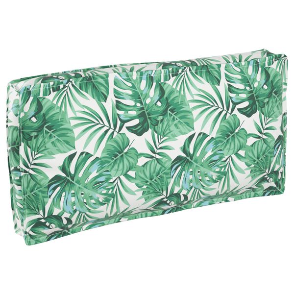 vidaXL Kissen Blatt Blattmuster 120 x 60 x 12 cm Oxford-Stoff