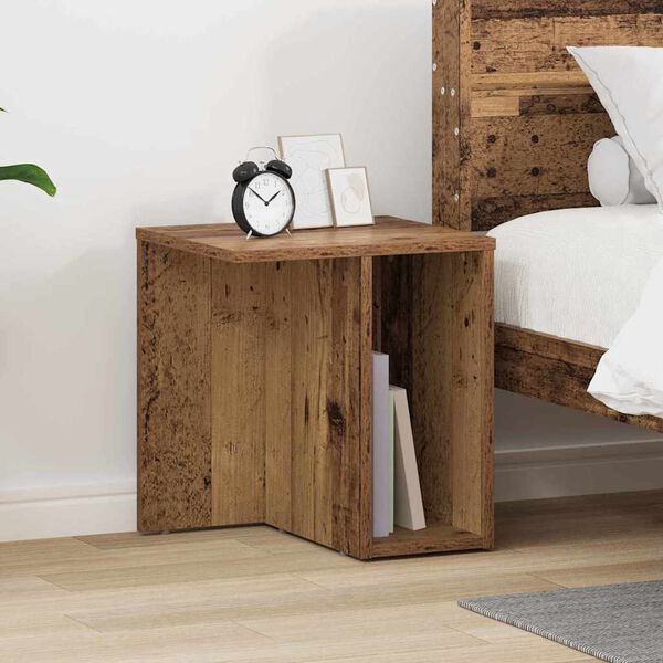 vidaXL Beistelltisch Altholz 37 x 32 x 40 cm Holzwerkstoff
