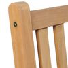 vidaXL Gartenst&uuml;hle 8 Stk. mit Grauen Kissen Massivholz Teak
