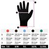 vidaXL Arbeitshandschuhe 12 pcs Schwarz 7 / S Polyester