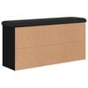 vidaXL Schuhbank Schwarz 102x32x50 cm Holzwerkstoff
