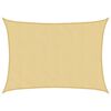 vidaXL Sonnensegel Sandfarbe 7x5 m 100% Polyester Oxford