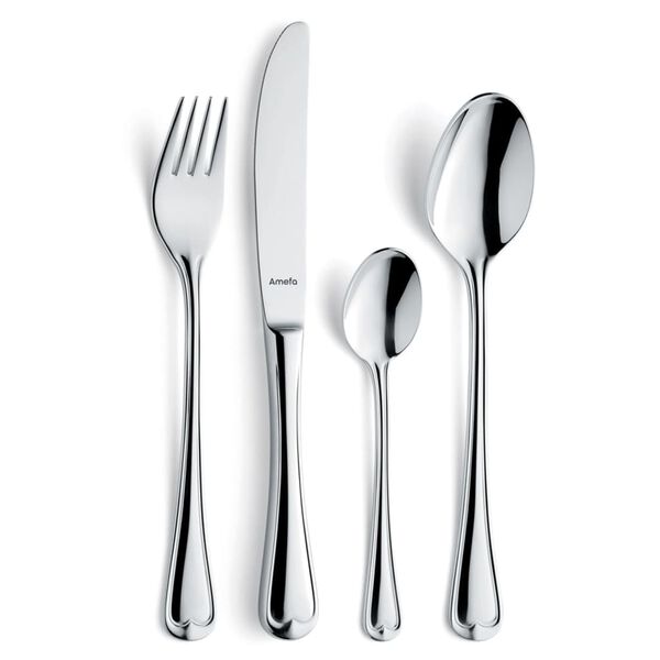 Amefa 24-tlg. Besteck-Set Elegance Hochglanz-Silber