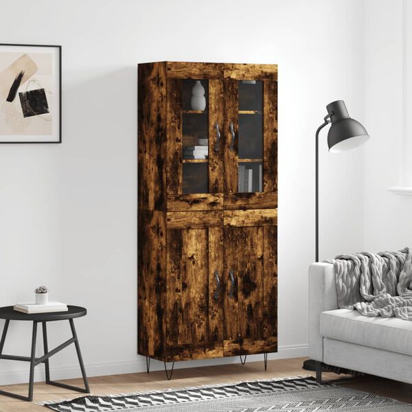 vidaXL Highboard R&auml;uchereiche 69,5x34x180 cm Holzwerkstoff
