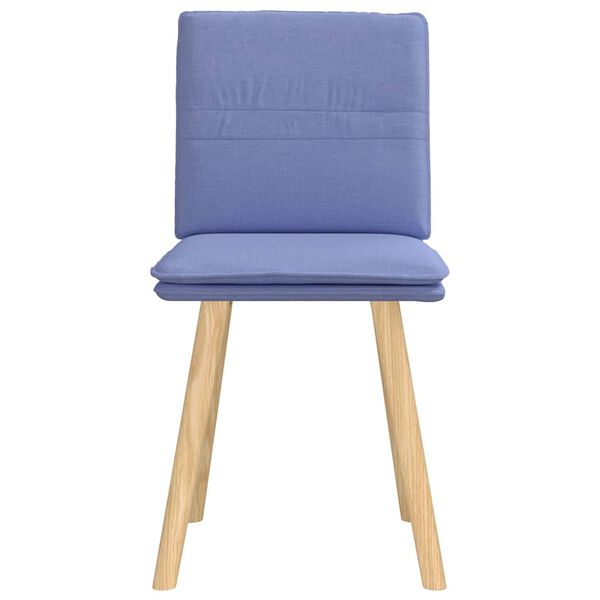 vidaXL Esszimmerst&uuml;hle 2 Stk. Jeansblau Stoff
