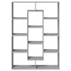 vidaXL B&uuml;cherregal Grau Sonoma 102x29x143 cm Holzwerkstoff