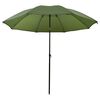 vidaXL Angel-Regenschirm Gelb-Armee 220 x 193 cm Oxford-Polyester
