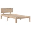 vidaXL Bettgestell mit Kopfteil ohne Matratze 100x200 cm
