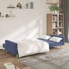 vidaXL Schlafsofa 2-Sitzer Blau Stoff
