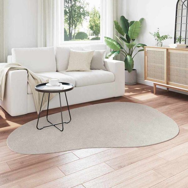 vidaXL Bereichsteppiche HUARTE Sand 140 x 200 cm Polyester