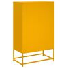vidaXL Highboard Senfgelb 68x39x111,5 cm Stahl