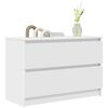 vidaXL TV-Schrank Wei&szlig; 80x35x54 cm Holzwerkstoff