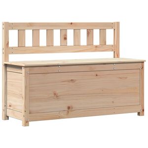 vidaXL Sitzbank 110x41x76,5 cm Massivholz Kiefer