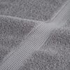 vidaXL Premium Handt&uuml;cher SOLUND 2 Stk. Grau 50x100 cm 600 g/m&sup2;