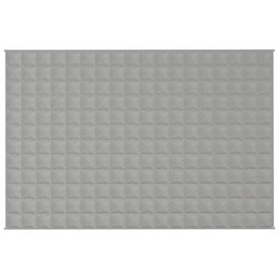 vidaXL Gewichtsdecke Grau 122x183 cm 5 kg Stoff